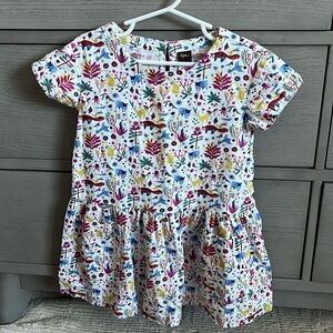 Tea Collection Woodland Animals Dress Size 4